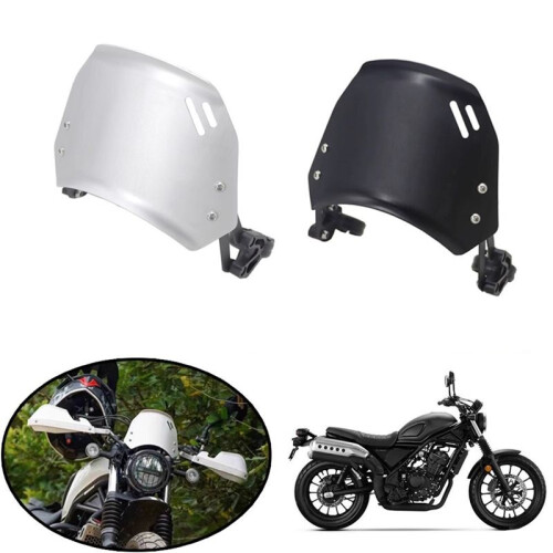 Motorcycle Accessories Wind Deflector Retro Windscreen Windshield for  CL300 300CL CL 300 Black 2