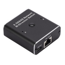 1 Drag 2 RJ45 Gigabit Ethernet Splitter Network Cable USB C Network for Laptop, TV Box, Router 2 In1 Out