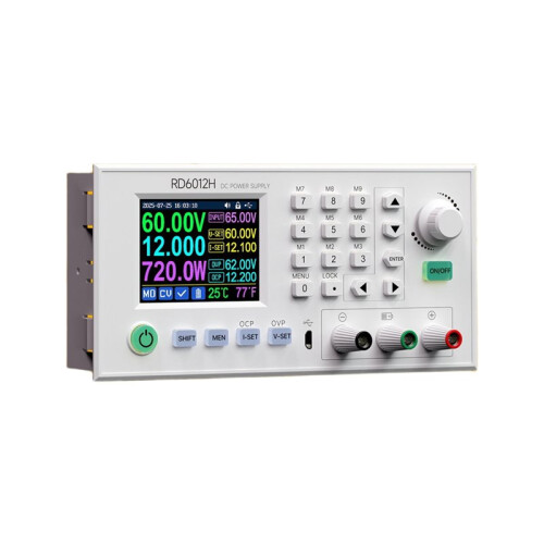 RD6012H  Step-Down Voeding 60V 12A  Naar  Instelbare Buck Boost-Module Ondersteunt Firmware-Upgrade 1