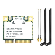 MPE-AX1800H MT7921 WiFi6 Netwerkkaart Dual-Band 2.4G/5G PCIe-Kaart BT5.2 voor Laptop Win10/11