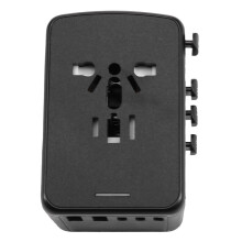 International Travel Adapter AC Sockets,Universal Power Adapter Worldwide 3USB+TypeC High Perfect for Many Countries