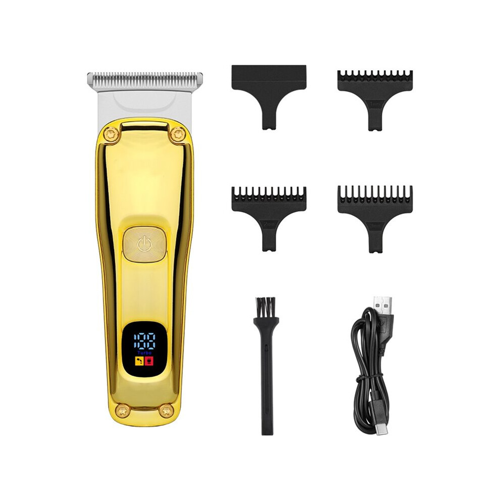 Golden Hair Clipper Cordless Home Haircut Haircut Professional Electric Clipper Rechargeable Trimmer For