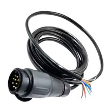 Aanhangwagenbedrading 12V 13-Pins Stekker TPU en Nylon Ronde Gatconnector voor Vrachtwagens