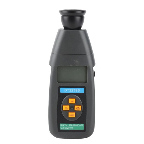 Digital Stroboscope Photoelectric Flash Tachometer Revolution Meter Portable DT2239B Electrical Tools Revolution Meter