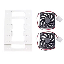 Chassis Ingebouwde 6F Mechanische Harde Schijf Beugel 3.5 Harde Schijf Superimposed Expansion Ventilator Koeling voor PC Behuizing Wit,A