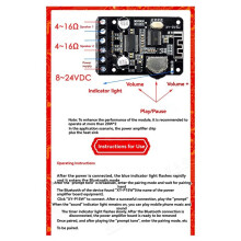 5PCS XY-P15W Digital Amplifier Module High Power DC12V/24V 10W/15W/20W Stereo 5.0 Power Amplifier Board