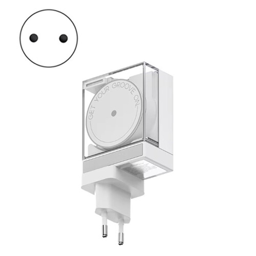 65W GaN Charger PD3.0 Type C Quick Charge Built-in 70cm Fast Charging USB-C Cable for Phone,Laptop Computer EU Plug 1