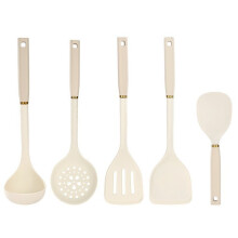 Silicone Handle Kitchen Utensils Silicone Kitchen Utensils 5-Piece Set Silicone Shovel Spoon Colander Kitchen Tools