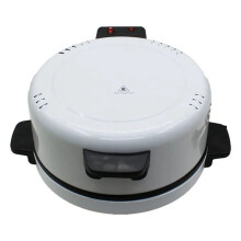 Double-Sided Grill Steak Machine Indoor Electric Pizza Oven Steak Bread Pizza Baking Pan with Indicator Light EU Plug
