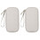 Data Cable Storage Bag Power Charging Cable Bag Box Digital Storage Bag U Disk Headphone Hard Drive Storage Box Grey 2