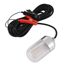 Underwater Fishing Light 80W 12-24v High Bright LED Submersible Fish Attracting Light for Docks, Boats or Kayaks