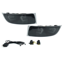 Car DRL for  GX470 2003-2009 LED Turn Signal Daytime Running Light Fog Light Assembly