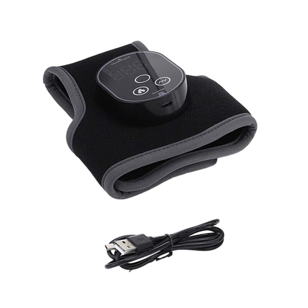 Cordless Ankle Massager with Heat, Ankle Heating Pad, USB Rechargeable Heated Brace Wrap Warmer
