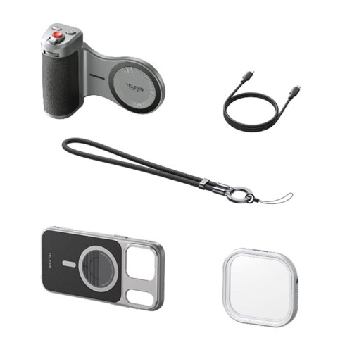 TELESIN Magnetic Master Grip Kit for  17 Pro ProMax Graphene Cooling Camera Handle Holder