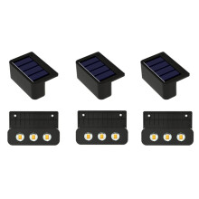 Zonne- Wandlamp voor Buiten, Waterdicht, op Zonne- Werkend, Zonlicht-Aangedreven, op- en Neergaande Verlichting voor Tuin, Warm Licht
