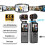 4K Pocket Action Camera Touch Screen Portable Vlog Camera with Handheld Gimbal Stabilizer Body Camera Video Recorder 3