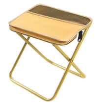 Portable Backpack Stool Pocket Chairs with Carrying Bag, Folding Chair for Outdoor Camping Picnic Hiking Fishing Khaki