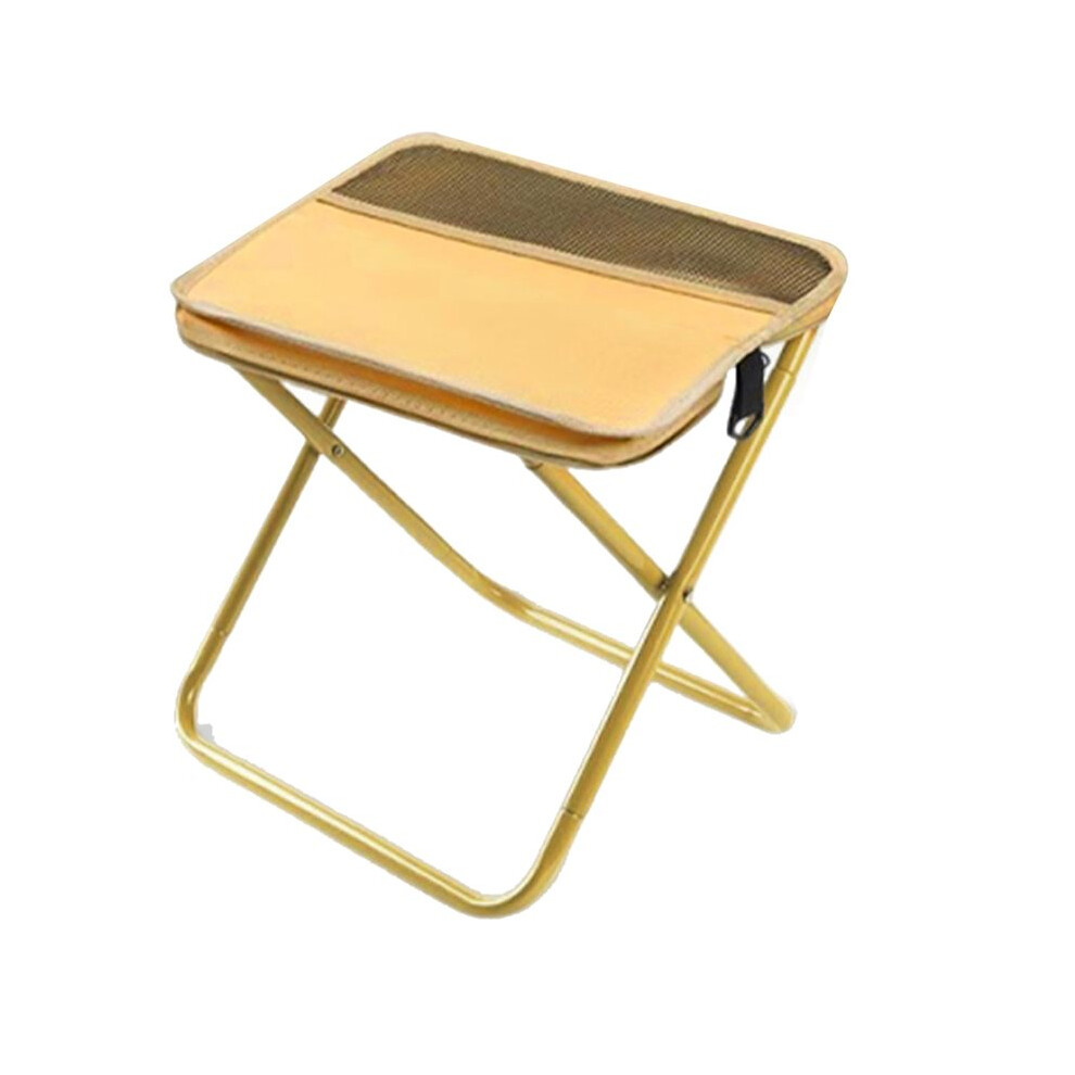 Portable Backpack Stool Pocket Chairs With Carrying Bag, Folding Chair For Outdoor Camping Picnic Hiking Fishing Khaki 6033669816044