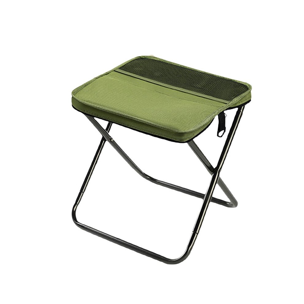 Portable Backpack Stool Pocket Chairs With Carrying Bag, Folding Chair For Outdoor Camping Picnic Hiking Fishing Green 4713018048013