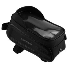 NEWBOLER Bike Bag 2L Frame Front Tube Cycling Bag Bicycle Waterproof Phone Case Holder 7.2Inches Touchscreen Bag