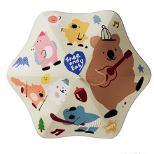 Cute Cartoon Umbrella UV Compact Umbrella with Reflective Strip Children'S Umbrella Bear Adventure