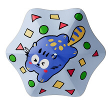 Cute Cartoon Umbrella UV Compact Umbrella with Reflective Strip Sunny and Rainy Umbrella for Girls & Boys Cat