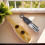 Edelstahl ABS Fischförmiger Guiro Percussion mit Scraper Kaffeefarben 9