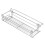 Outdoor Aluminum Table Side Storage Rack,Hanging Mesh Table Expansion Bracket,Table Extension Basket Folding Rack 1