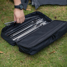 CAMPINGMOON BK-40 Waterproof Zipper Survival Canvas Outdoor Portable Camping Storage Bag for Tent Pegs