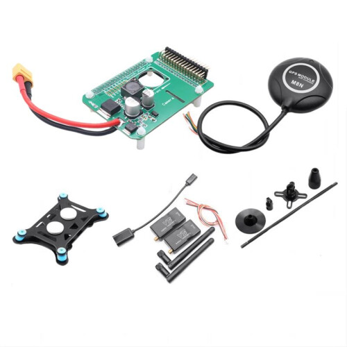 RPi PilotPi M8N 433MHZ100MW Flight Control PX4 Firmware Sensor and Power for Raspberry Pi 32 Bit Autopilot Copter Plane