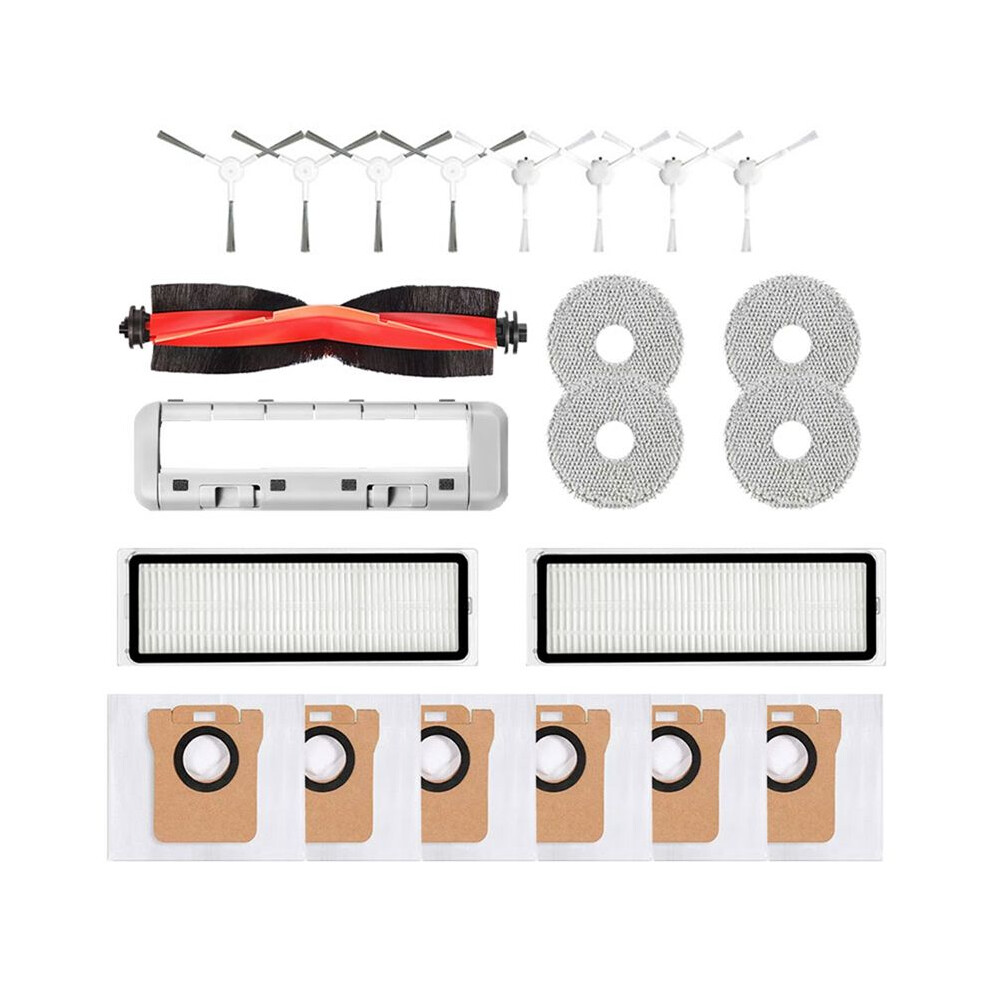 For Robot Vacuum X20 + / X20 Parts Accessories Main Side Brush Hepa Filter Mop Cloth Dust Bags Parts 4711039583674