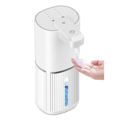 380ML Automatic Touchless Soap Dispenser, USB Rechargeable, Infrared Sensor, Hands-Free,for Kitchen and Bathroom B