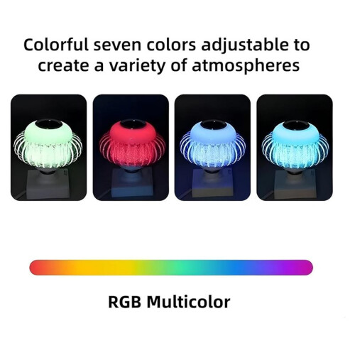 Lâmpada LED RGB  para Som, Compatível com Caixas de Som Inteligentes , com Controle Remoto
