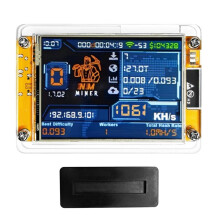 1060KH/S NMMiner NerdMiner+Stand Upgraded Harshrate 2.8 Inch Display Bitcoin Crypto Solo Lottery Miner NerdMiner