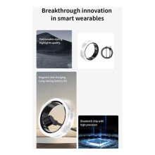 Waterproof for Men & Women Heart Rate & Sleep Monitoring Stylish Sports Accessory Inner Diameter 18.1mm
