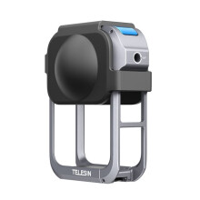 TELESIN Aluminum Alloy Rabbit Cage for OSMO 360 Quick Release Protective Frame with Cold Shoe Mount Camera Accessories