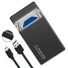 Gabinete USB 3.1 Tipo C para HDD/SSD de 2,5 Polegadas com Velocidade de Transferência de 6 Gbps