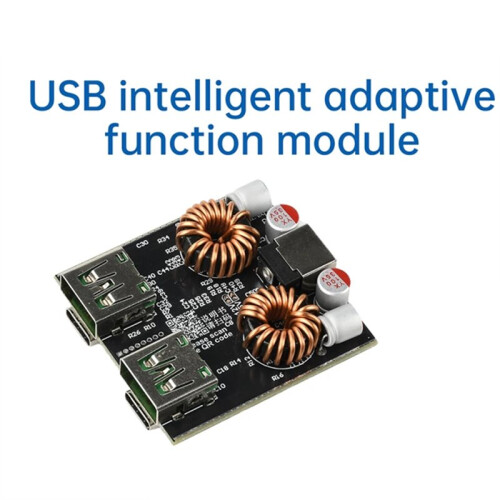 Fast Charging Desktop Charger Module Full Protocol DIY Motherboard Dual-Channel Charger Module PD100W 1