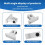 4 Pcs Linear Motion Rail Clamping Rod Rail Guide Support Shaft Bracket Coupling Mount SK8 8mm 7