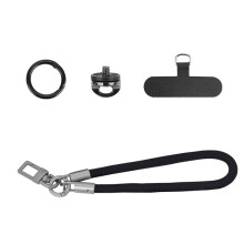 Universal Lanyard for OSMO POCKET3 Action Camera Wrist Strap Short Rope Decorative Hand Strap Pendant Black