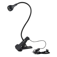 Lampa Stołowa Zasilana Przez USB, Lampka do Czytania z Klipsem, Lampka do Czytania do Gabinetu, Stolik Nocny, Dekoracja Sypialni, Lampka Nocna