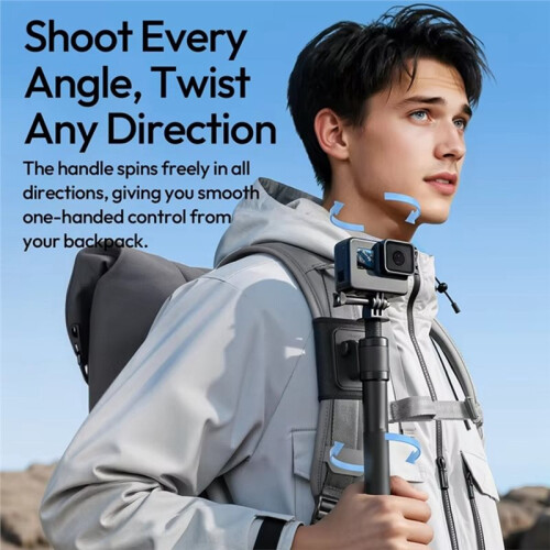 VL04 Action Camera Quick Release Extension Pole for Action Camera Mirrorless Camera for   Extension Pole 2
