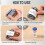 2 Pcs Vial Label Applicator 3ml and 10ml Bottle Labeling Application Tool for Small Essential Oils Containers Bottles A 4