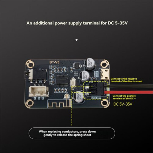 MP3  Decoder Board DIY Draagbare  5-35V Stereo Module USB Hifi Draadloze  Audio Ontvanger Board 1
