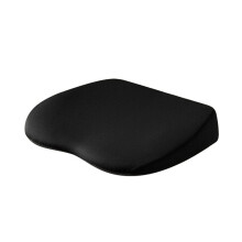 Car Driver Height Increasing Pad, Lifter Pad,Small Lumbar Support Cushion for All-Season Black