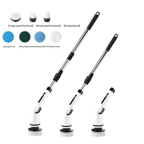 Wireless Shower Cleaning Brush Multi-Function Electric Folding Cleaning Brush Handheld Powerful Cleaning Artifact 1