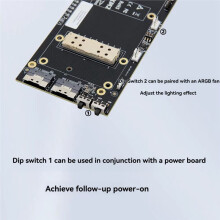 SlimSAS Naar SXM2-Adapter V100 SXM2 Single-Slot X16 Straight-Through Baseboard 8654-Interface voor Externe Grafische Kaart