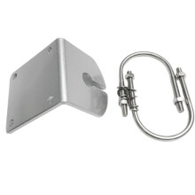 UV Dual-Band Antenna Shortwave Balcony Bracket for Outdoor Vehicle Antenna Tubular Clamp Base Aluminum Alloy B