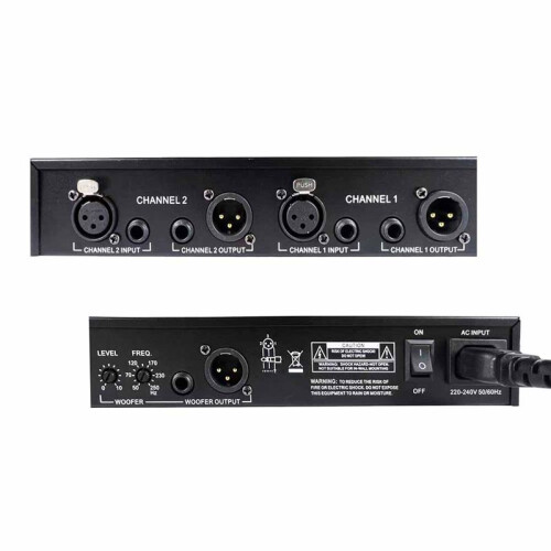 EQ215S Active Balanced Dual 15Band Graphic Equalizer Professional Audio Sound Processor for Studio/Live Performances(UK) 2