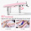 Arm Rest for Nails Tech,Manicure Nail Arm Rest with Rotating Phone Stand, U Shaped Height Adjustable 5